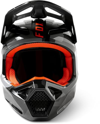 Fox Racing V1 BNKR FA22 MX Offroad Helmet Gray Camo MD