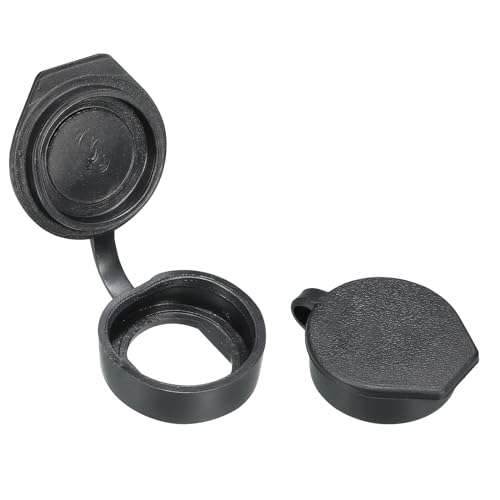 PATIKIL 19mm Door Lock Dust Cover, 8 Pack PE Plastic Waterproof Keys Panel Cam Lock Dust Cover Caps for 19mm Cam Lock, Black - Image 4