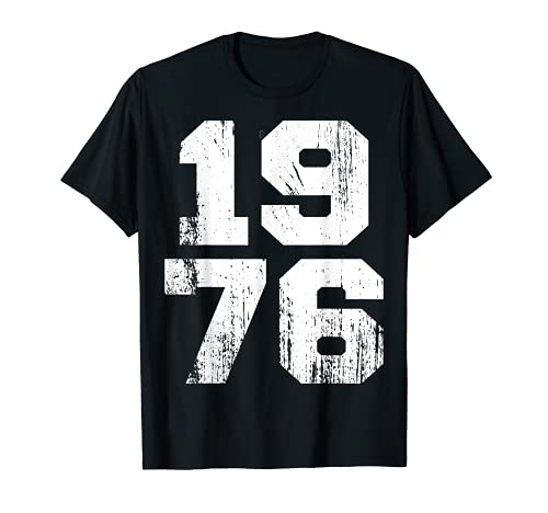 45th Birthday Vintage 1976 45 años para mujeres y hombres retro Camiseta