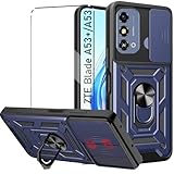 Capa Compatible with ZTE Blade A53 De silicona durita pero flexible, tiene buen agarre, no se resbala y con las esquinas que tiene protege más.