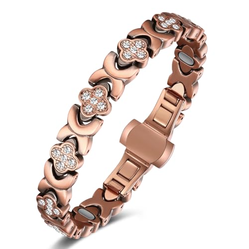 Jecanori 5X Magnetic Copper Bracelet for Women
