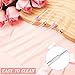 LOYIM 4 Pcs Reusable Glass Straws with 1 Cleaning Brushes Colorful Cherry and Pink Bow Design Glass Straws Coquette Party Decor Bow Party Bachelorette Decor Bridal Engagement Drinkware