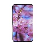 YXDVPALNE Lila Blumen im Frühling, Coral Velvet Gesichtstücher Gesichtswaschlappen Handtuch 40 x 71 cm