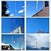 UAYESOK 20ft CB Base Station Antenna, 27MHZ Aluminum Alloy CB Base Antenna, 3.5dBi High Gain & Low VSWR & All-Weather Resilience & Pre-Assembled