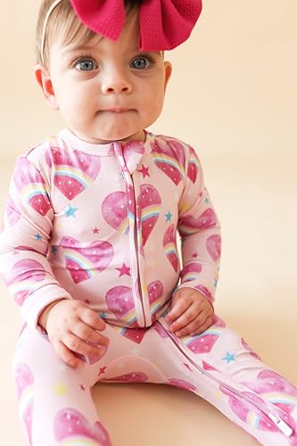 Image of Posh Peanut Convertible Baby Sleepers - Footless Baby Pajamas with 2 Way Zipper for Easy Diaper Changes