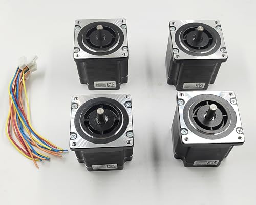 4pcs Nema 23 Stepper Motor 2.8A 1.26Nm (179oz.in) 56mm Length for CNC Mill Lathe Router