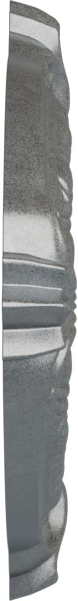 Ekena Millwork CM26MRPLS 26 3/8"W X 17 1/4"H X 1 3/4"P Marcella Ceiling Medallion Fits Canopies Up To 3", Platinum