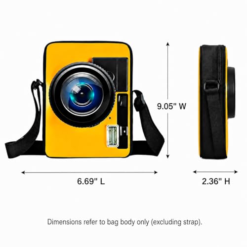 Image of QZUnique Women's Camera Shaped Casual Cross body Shoulder Handbag Purse