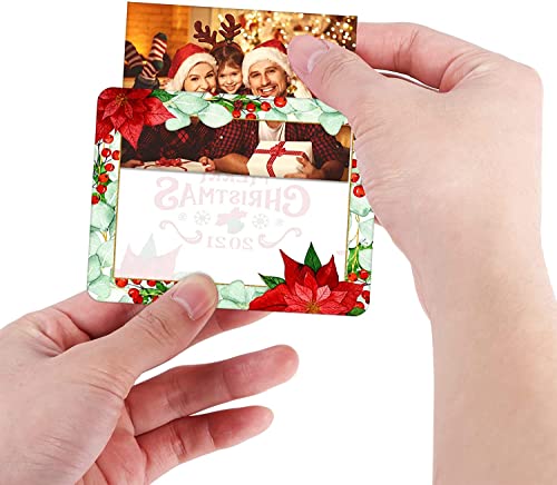 Petcee Picture Frame Christmas Ornaments 2022 Christmas Family Picture Frame Ornament For Christmas Tree Decorations Personalized Christmas Photo Frame Ornament #TOP5