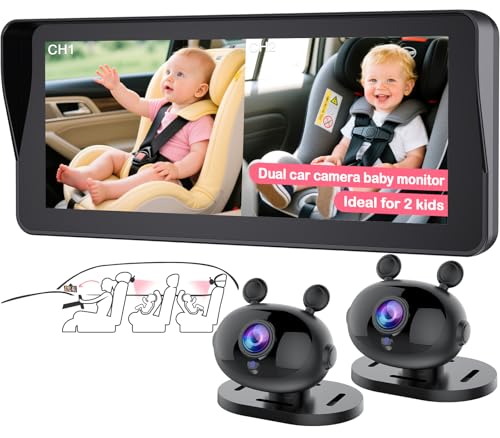 Wkzay Dual Baby Car Camera