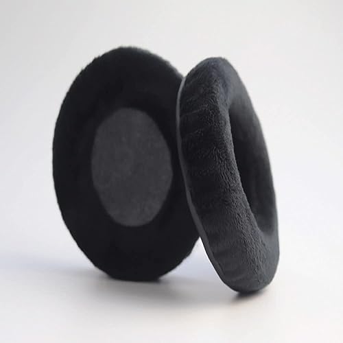 Miniatura 8 de Almohadillas de terciopelo de repuesto de 3.150 in para auriculares ATH, Yamaha, Edifier, Sony (3.150 in, negro)