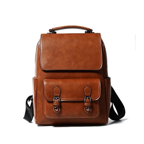 Sac à dos femme en cuir Color 2 grande capacité et style vintage authentique