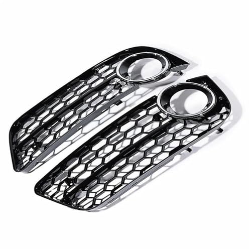 Finition chrome pour calandre A5 B8 avec cache antibrouillard haut de gamme 2008-2011