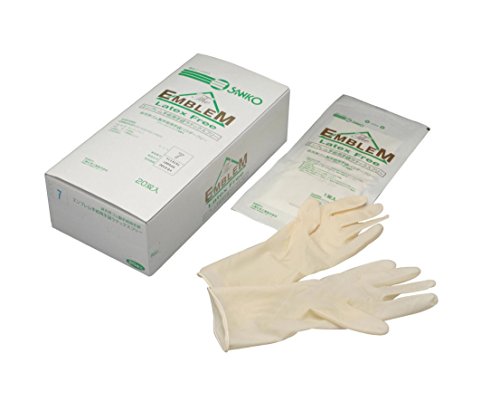 三興化学工業 手術用手袋 エンブレム手術用手袋ラテックスフリー パウダーフリー 6.5