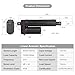 Justech 12V Linear Actuator 160LBS/750N-4inch/100mm 10mm/s Linear Motion Actuator with IP54 Waterproof & Mounting Brackets for Electric Door Window Bed RV Industrial Machinery Solar Tracker, Black