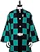 Cosplay Life Tanjiro Kamado Cosplay Costume Japanese Anime Fashion 3D Printed Unisex Tanjiro Kimono Halloween Outfit (XL)