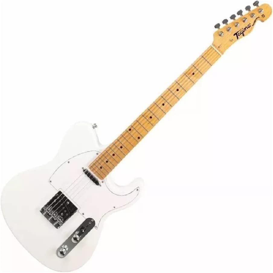Guitarra elétrica Tagima TW Series TW-55 na cor branco pérola, estilo Telecaster