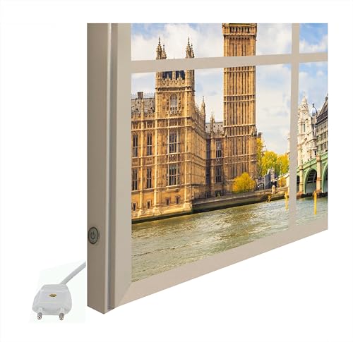 Ventanas falsas iluminadas LED Big Ben para salones interiores modernos 5