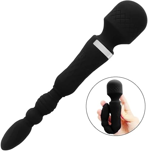 Miniatura 2 de Vibrador de clítoris Juguete adulto para estimulación sensual 10 modos de vibración para juegos de pareja femenina Juguetes sexuales (negro)