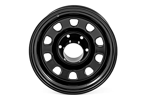 Rough Country Black Steel Wheel | 15X8 | 5X5 | -19Mm - Rc51-5873 #TOP1