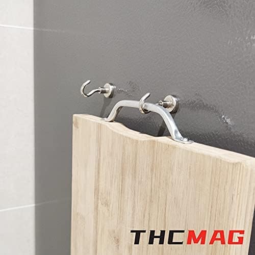 Miniatura 7 de Ganchos magnéticos de neodimio fuertes, ganchos magnéticos de tierras raras resistentes, ganchos para colgar, soporte para llaves, caja de