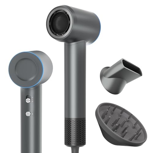 35% off - Hair Dryer, 160000 RPM High-Speed Ionic Hair Drye Portable Lightweight Blow Dryer with 500 Million...