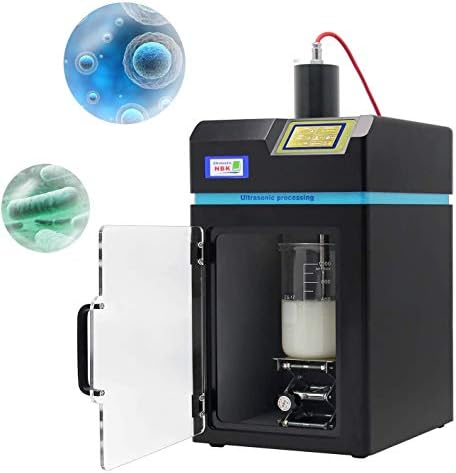 CGOLDENWALL 2 in 1 Ultrasonic Homogenizer Sonicator Processor Lab Cell Disruptor Mixer Analysis of Ultrasonic Processor CE 100-240V 24KHz Integrated (1000W, 100mL-1200mL)