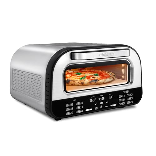Comparison: Best Toaster Oven For Frozen Pizza 1 Gourmia Indoor Pizza Oven Air Fryer Toaster – 1800W Countertop Multi-Cooker with Pizza Stone