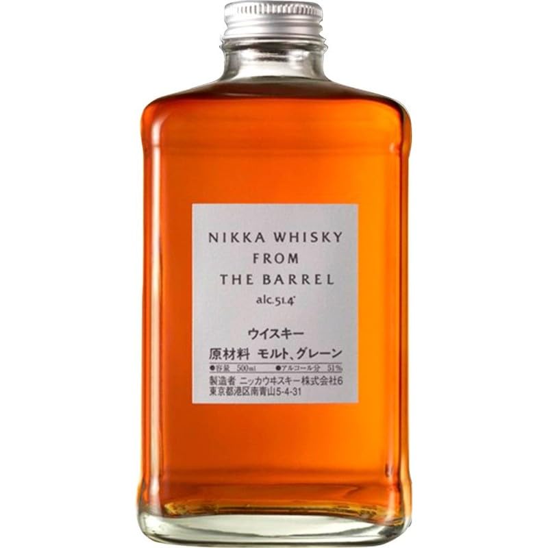 Nikka Whisky From The Barrel japonés – Intenso, complejo y equilibrado, con 51.4% vol., ideal para amantes del whisky con carácter y profundidad