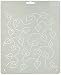 Quilting Creations Leaf Background Quilt Stencil