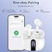 Samsung Earbuds Wireless Ear Buds for Samsung Galaxy S26 Ultra Plus S26 A17 A16 5G S25 FE A15 A35 A26, Bluetooth 5.3 Headphones Bass Stereo in Ear Earphones with Mic, 48H LED Display Bluetooth Earbuds