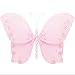 Hanging Butterfly 5" Small Pink Twinkle Nylon Mesh Butterflies Decorations Decorate Baby Nursery Bedroom Girls Room Ceiling Wall Decor Wedding Birthday Party Baby Shower Bathroom Kid Child 3D Art