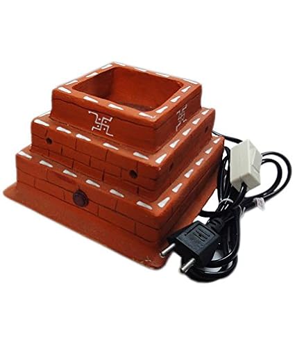 Dharohar The Heritage Electric Havan Kund (Brown)