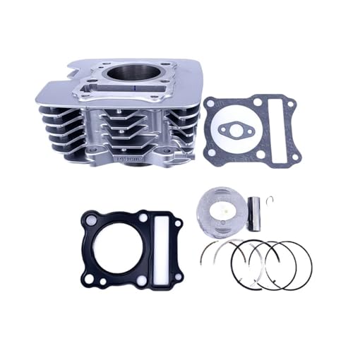 Cilindro de moto de 57mm de 150cc compatible con motor universal EN150 negro 5