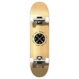Yocaher Skateboards 31' x 7.75' or 8.25' or Cruiser Skateboard w/Pro Maple Skate Board Deck ABEC-9 Bearing (Complete-01-8.25 - The Wander Natural, 8.25)
