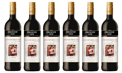 6x 0,75l - Drostdy-Hof - Cabernet Sauvignon - Western Cape D.O. - Südafrika - Rotwein trocken Cover