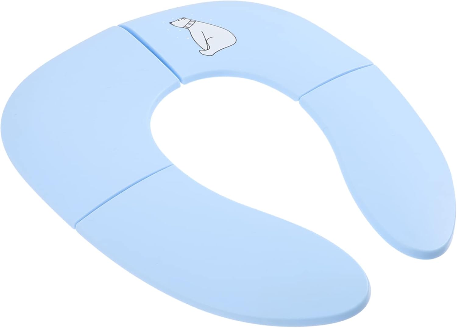 Portable Toilet Training Seat Cover for Boy Girl Potty Seat for to Clean Durable Design for Toddlers and Young Boy Girl Blue
