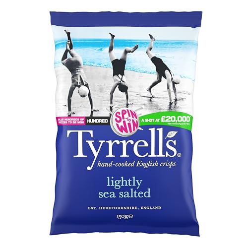 Tyrrells slow-cooked crisps Lightly Sea Salted (1 x 150 g)