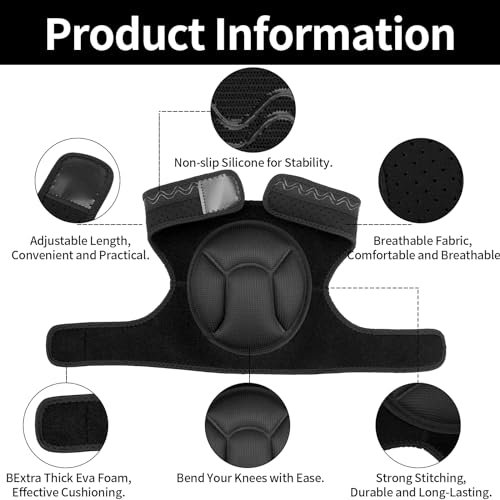 AIVORO Ginocchiere Lavoro, 20MM Schiuma EVA Extra