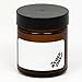 X-Large Amber Glass Storage Jar with Air-Tight Lid