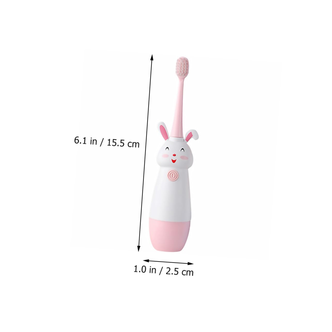 Gatuida 3 Juegos Cepillo Eléctrico Infantil Sónico Rosa Cabezal con Cerdas Suaves para Bebés Diseño de Dibujos Animados Recambios para Niñas