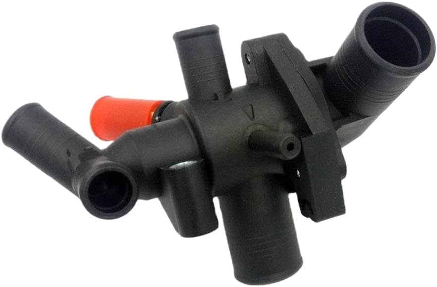 Thermostat Housing Compatible with Transit Mk7 Mk8 2.2L TDCi Rear-Wheel Drive - Replaces BK3Q8A586AA BK3Q8A586AB BK3Q-8A586-AB JDE414 JDE1901 1731782
