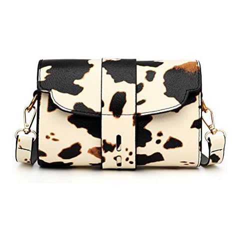 Women Beige Cow Print Cover