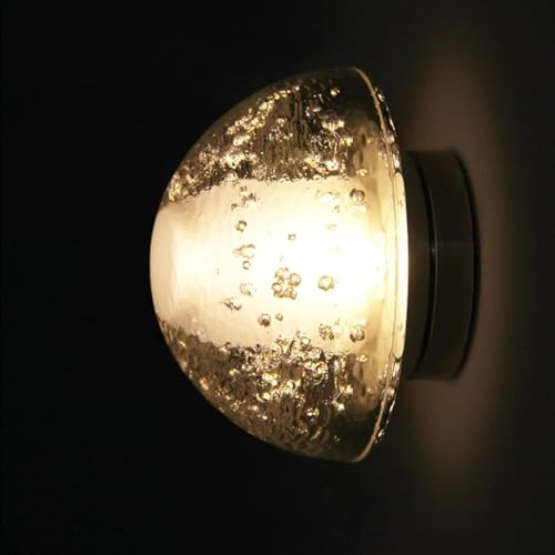 Lampada Da Parete LED Boho In Vetro Colorato Fatto A Mano - Doppia Luce (Su E Giù), 33cm, 220V, Per Camera, Soggiorno, Scale