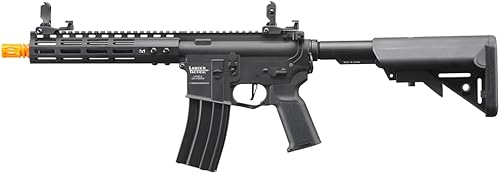 Vista 47 de Lancer Tactical Gen 2 Proline M4 Rifle de aire comprimido de metal completo de 9 pulgadas/14 pulgadas con grúa (ETU y Mosfet incluidos)