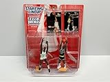 Bill Russell & Wilt Chamberlain Starting Lineup Classic Doubles Figures with trading cards