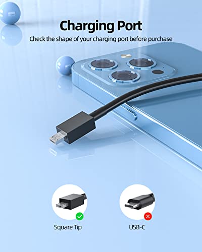 Laptop Charger Fit For Asus Chromebook Flip C100P C100Pa C100 C201P C201Pa C201 Notebook, (Ul Safety Certified) (Not Fit Usb C), Special Usb 6 Pin Connector, 24W #TOP2