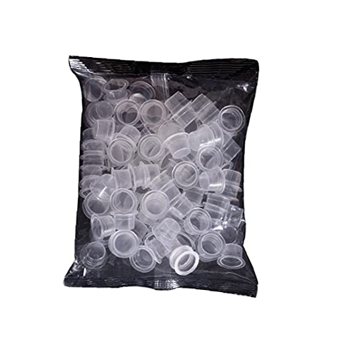 Coupes Tatouage Tattoo Fournitures Casquettes d'encre en plastique pour 100 PCS-Tatouer petits matériaux durables Cover