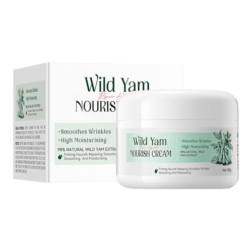 Wild Yam Bio-Creme, Wild Yam Pflegecreme, Reduziert Falten, Straffend, Anti-Aging, Sofortige Gesichtslifting-Creme, Feuchtigkeitsspendende Gesichtscreme (1 pc, 1)
