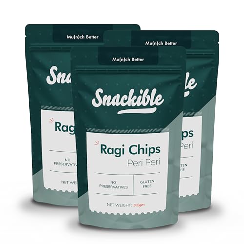 HONMICON Snackible MU(N) CH BETTER Peri Peri Ragi Chips-55Gm (Pack Of 3) (B0CJRPVGHJ) Amazon Price History, Amazon Price Tracker